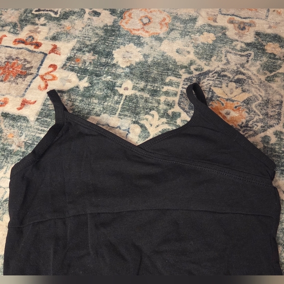 Danskin Freestyle Black Kids One Piece Dance Leotard w/Rhinestones - Picture 5 of 6